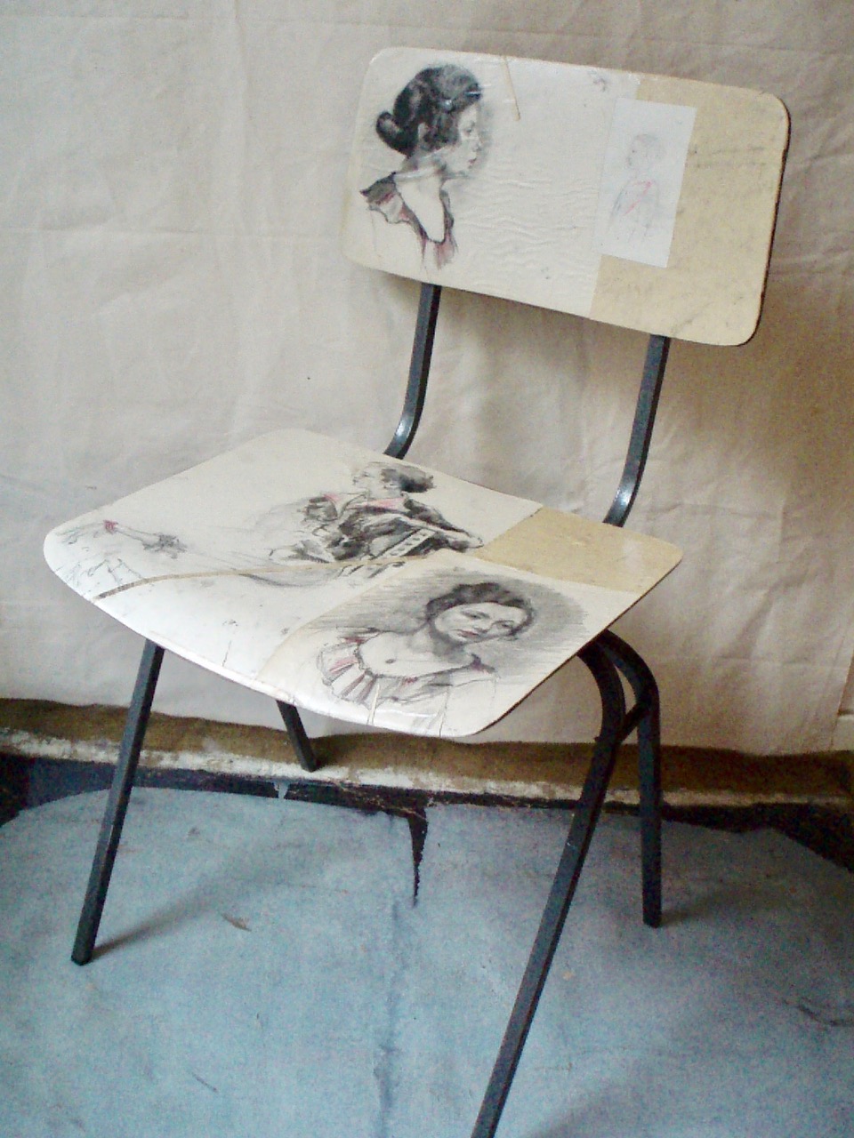 LESLIE oschmann swarm home chairs paintings